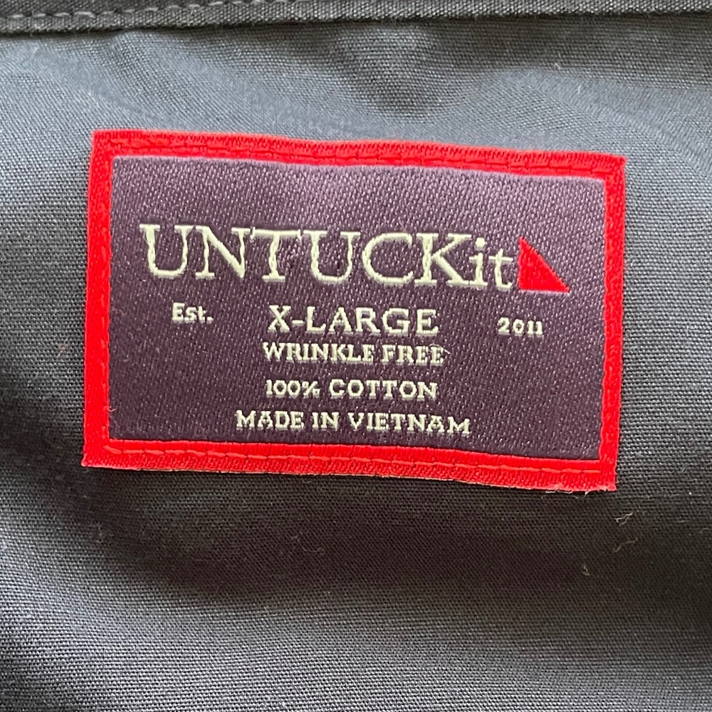 UNTUCKit‎ Castello WF Button Down Shirt Size XL - Picture 3 of 7